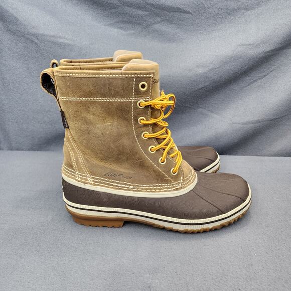 Eddie Bauer Rubber Duck Boots 8 Thermafill 200g Insulation Weatheredge Hunt Pack - Picture 8 of 16